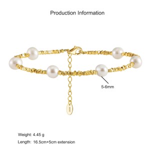 925 Sterling Silver Freshwater Pearl Cube Bracelet 100500012 925 Sterling Silver Freshwater Pearl Cube Bracelet 100500012