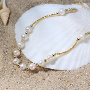 925 Sterling Silver Adjustable Pearl Bracelet 100500029 925 Sterling Silver Adjustable Pearl Bracelet 100500029
