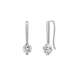 S925 Chill Style Moissanite Dangle Earring 110100012