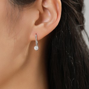 S925 Chill Style Moissanite Dangle Earring 110100012