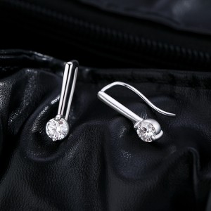 S925 Chill Style Moissanite Dangle Earring 110100012
