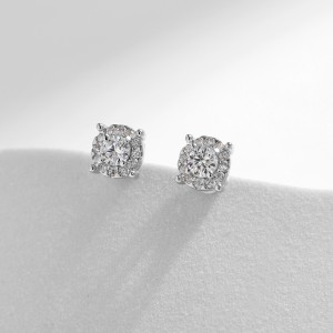 S925 Classical Moissanite Stud Earring 110100028