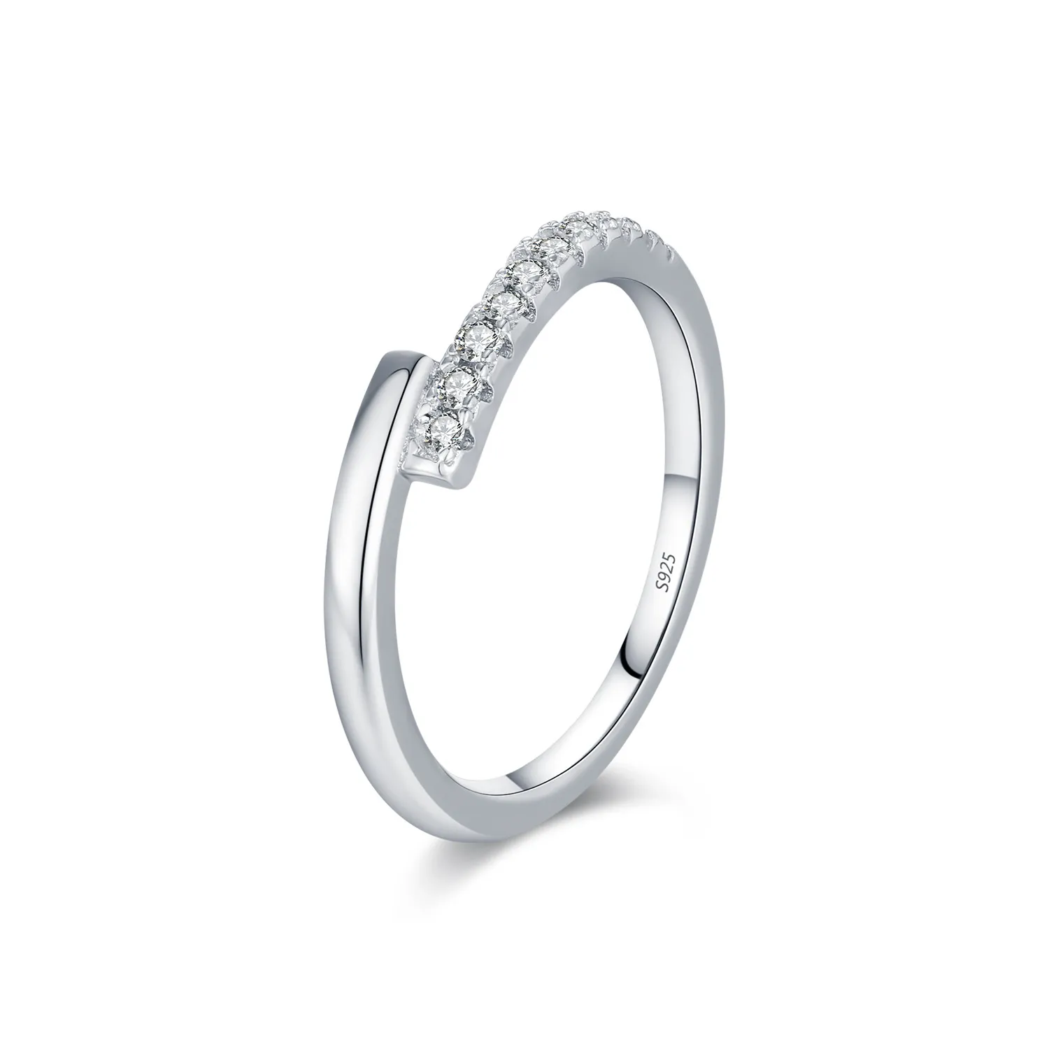 S925 Moissanite Minimalist Ring 110200004