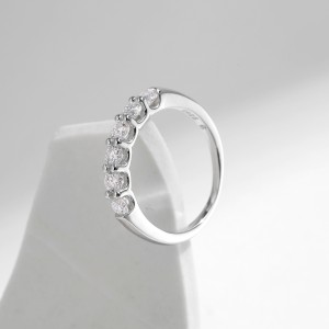 S925 Sparkle Moissanite Band Ring 110200017