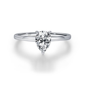 S925 Waterdrop Moissanite Engagement Ring 110200022