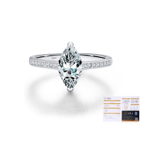 925 Sterling Silver 1Ct Marquise Moissanite Bridal Ring 110200049 925 Sterling Silver 1Ct Marquise Moissanite Bridal Ring 110200049