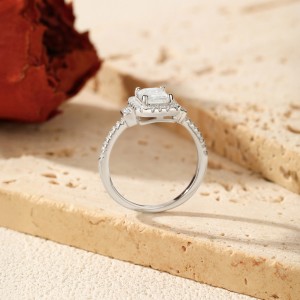925 Sterling Silver Sparkle 1Ct Moissanite Solitaire Ring 110200053 925 Sterling Silver Sparkle 1Ct Moissanite Solitaire Ring 110200053