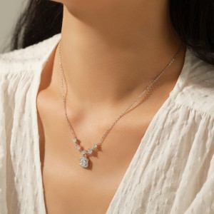 S925 Wedding Party Moissanite Necklace 110300002