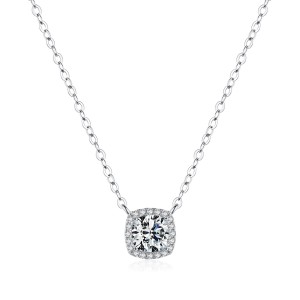 S925 1Ct Moissanite Birthday Party Necklace 110300007