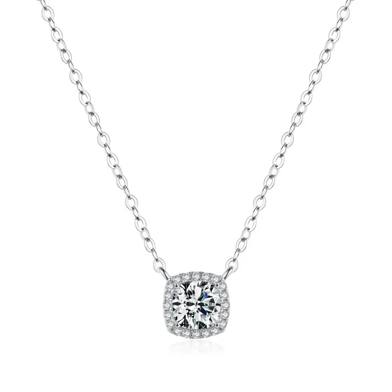 S925 1Ct Moissanite Birthday Party Necklace 110300007
