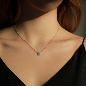 S925 1Ct Moissanite Birthday Party Necklace 110300007