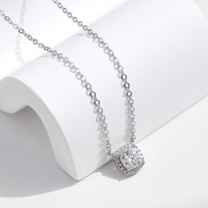 S925 1Ct Moissanite Birthday Party Necklace 110300007
