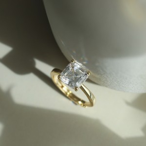 925 Sterling Silver Asscher-Cut Moissanite Jewelry Set 110600005 925 Sterling Silver Asscher-Cut Moissanite Jewelry Set 110600005