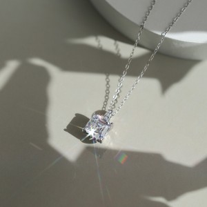 925 Sterling Silver Asscher-Cut Moissanite Jewelry Set 110600005 925 Sterling Silver Asscher-Cut Moissanite Jewelry Set 110600005