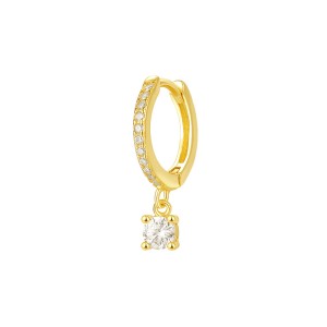 925 Sterling Silver Zirconia Star Earring Set 140100022