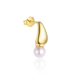 S925 Waterdrop Stud Hoop Earring Set 140100028