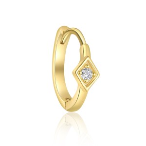 925 Sterling Silver Geometric Zirconia Earring Set 140100033