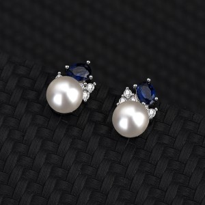 Cubic Zirconia Pearl Pendant Necklace Stud Earring Ring Set 140300006 Cubic Zirconia Pearl Pendant Necklace Stud Earring Ring Set 140300006