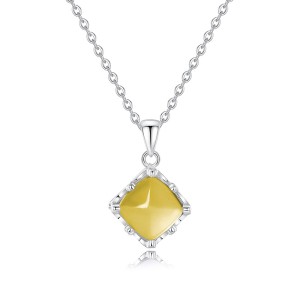 925 Sterling Silver Yellow Citrine Jewelry Set 140300013