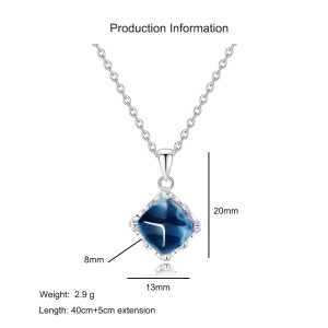 925 Sterling Silver London Blue Topaz Jewelry Set 140300014