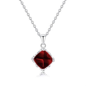 925 Sterling Silver Natural Garnet Jewelry Set 140300015