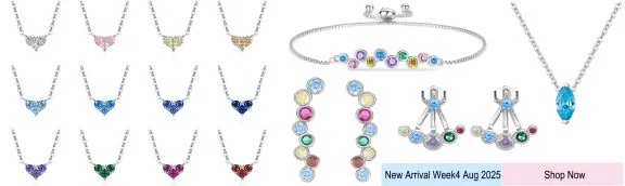 925 Silver Jewelry Wholesale Colorful Rainbow Jewelry